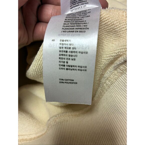 Aelfric Eden Cherry Hooded Sweatshirt in Cream Size S - Picture 10 of 10